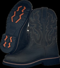 Load image into Gallery viewer, Cowboy Boots For Men - Mens Sport Wide Square Toe Western Boot,Oil/Slip Resistant,Durable Fashionable Classic Pull on 10 Inch Wellington Boots - Soft Toe-1004