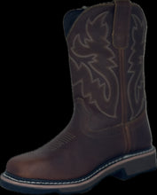 Load image into Gallery viewer, Cowboy Boots For Men - Mens Sport Wide Square Toe Western Boot, Oil/Slip Resistant, Durable Fashionable Classic Pull on 10 Inch Wellington Boots - Soft Toe-1013