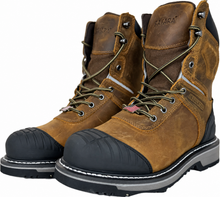 Load image into Gallery viewer, SAFARA 1818 Brown Leather Insulated Work Boots