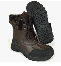 Load image into Gallery viewer, LABO Men&#39;s Water Proof Snow Boot Black Brown Gray 2076