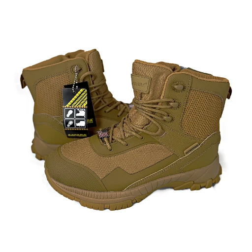 SAFARA 6-inch Black & Tan Working Boot  24201