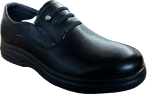 Unisex Men and Women Slip-resistant Work Shoe Leather slip on 2889