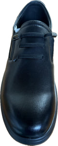 Unisex Men and Women Slip-resistant Work Shoe Leather slip on 2889
