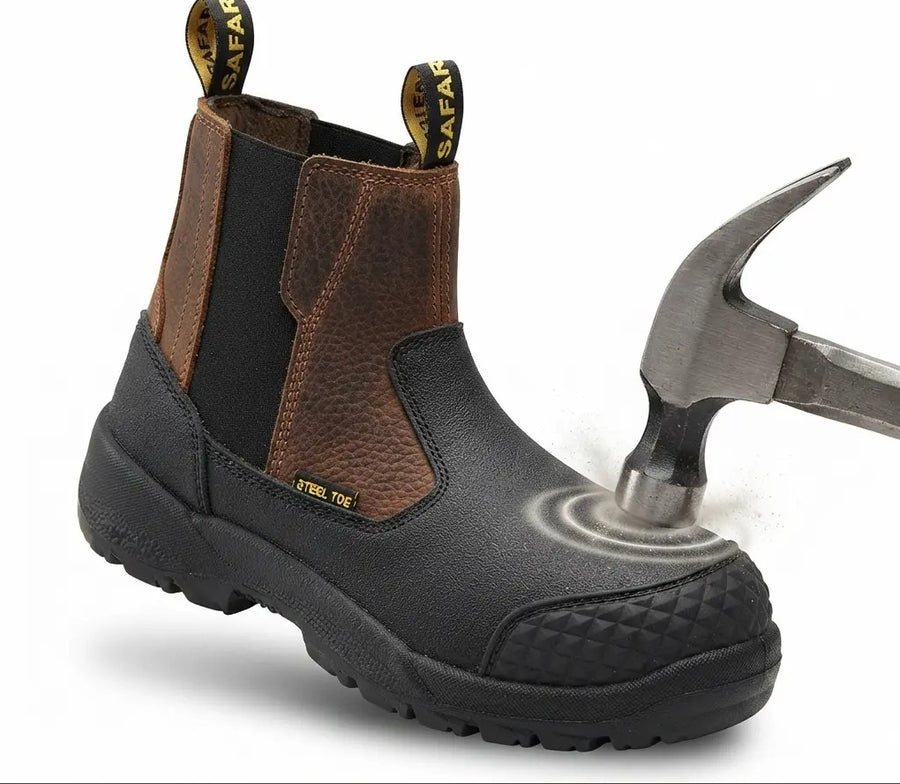 SAFARA Men's Steel Toe 6-inch Leather Working  Boot 6203