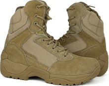 Load image into Gallery viewer, SAFARA Men's 8" Ultralite Tactical Sport Dryguard Side Zip Industrial Shoe 8821B