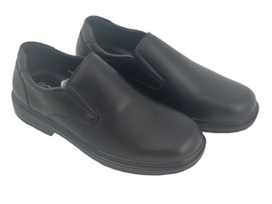 Men's Upper Leather Oil Slip Resistant Kitchen Shoes- Slip on 91001