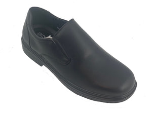 Men's Upper Leather Oil Slip Resistant Kitchen Shoes- Slip on 91001