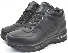 Load image into Gallery viewer, LABO Men&#39;s Black Hiking Leather Boot Air Heel 5712