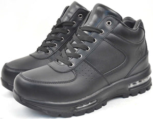 LABO Men's Black Hiking Leather Boot Air Heel 5712